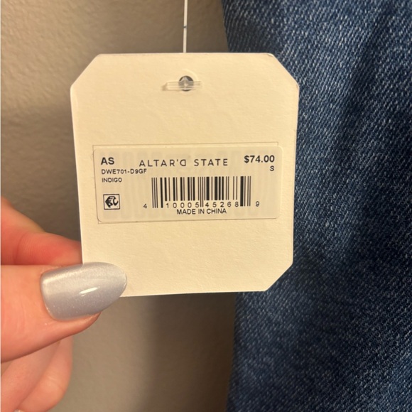 Altar'd State Denim Dress - Picture 4 of 4